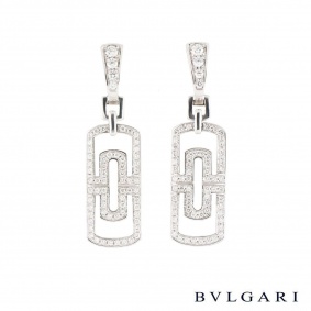 Bvlgari Parentesi Diamond Drop Earrings